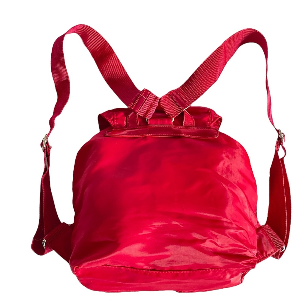 American Girl Red Drawstring Mini Backpack Purse - Picture 3 of 6